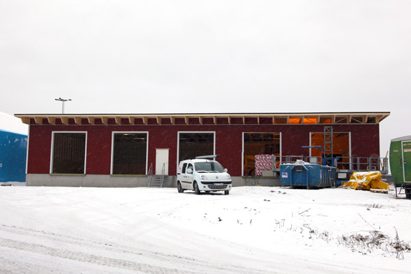 Alfta Frakt. Godsterminal. Byggår 2012.
